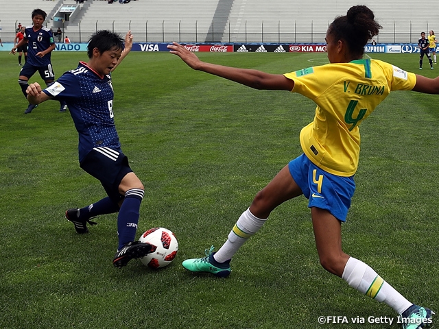 U-17 Japan Women’s National Team shares a point with Brazil after a scoreless draw at FIFA U-17 Women's World Cup Uruguay 2018