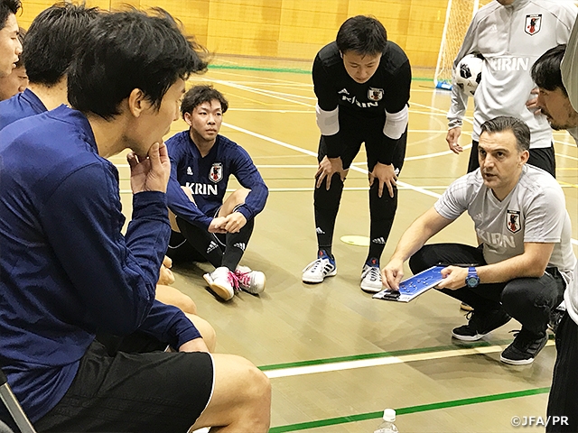 フットサル日本代表候補 3日間のトレーニングキャンプを打ち上げる