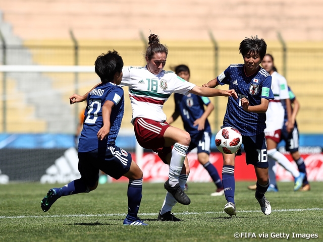 U-17 Japan Women’s National Team advances to Quarterfinals as group leaders at FIFA U-17 Women's World Cup Uruguay 2018