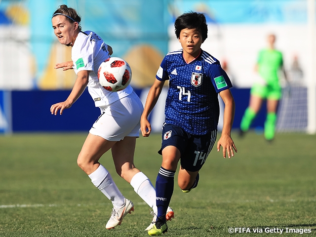 U-17 Japan Women's National Team loses to New Zealand in Quarterfinals of FIFA U-17 Women's World Cup Uruguay 2018