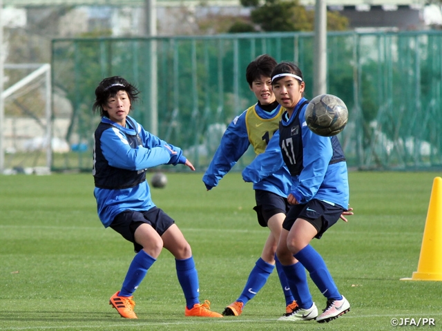 U-15日本女子選抜 トレーニングキャンプがスタート