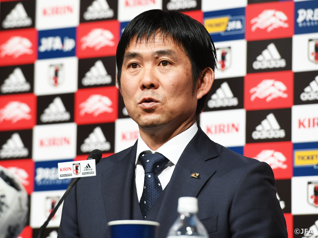Coach Moriyasu of SAMURAI BLUE shares aspiration to “Recapture title while building the team” at AFC Asian Cup UAE 2019