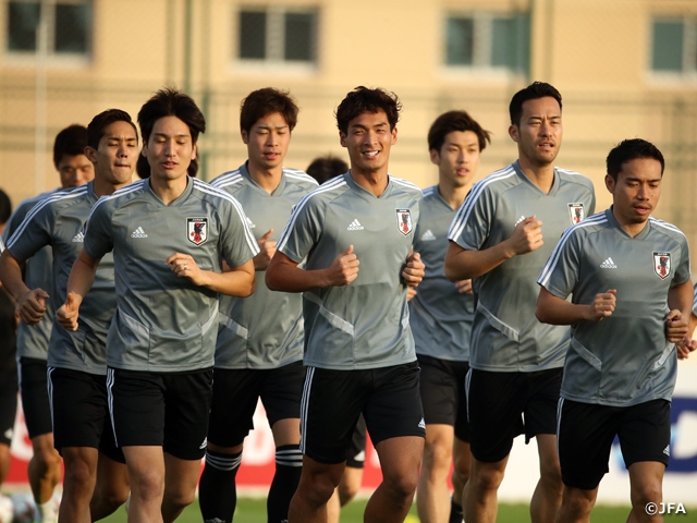 SAMURAI BLUE goes over team tactics in training session behind closed doors – AFC Asian Cup UAE 2019 (1/5-2/1)