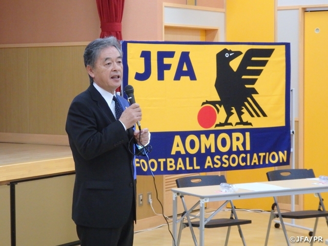 青森県でサッカーファミリータウンミーティングを実施