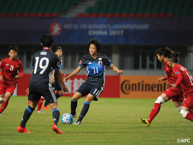 Afc U 19女子選手権中国17 Top Jfa 公益財団法人日本サッカー協会