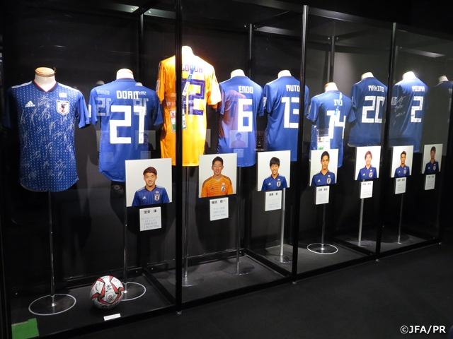 SAMURAI BLUE、AFCアジアカップUAE2019着用ユニフォームやメダル等を展示～日本サッカーミュージアム～