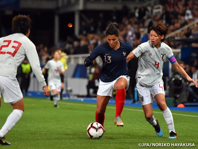 フランス女子代表戦　1-3で敗れる～なでしこジャパンヨーロッパ遠征（4/1-11＠フランス、ドイツ）