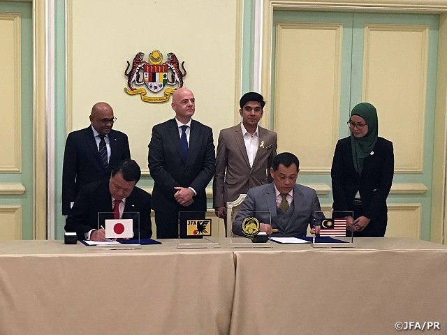 JFA signed on partnership with Football Association of Malaysia