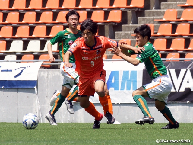 Aomori Yamada remains in first place despite drawing match against Omiya at the 3rd Sec. of Prince Takamado Trophy JFA U-18 Football Premier League EAST