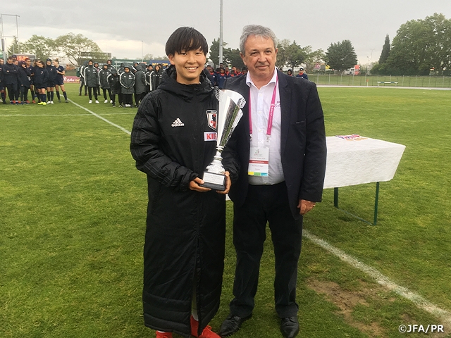 U-19 Japan Women's National Team wins final match against France to finish as the runners-up at the 2nd SUD Ladies Cup