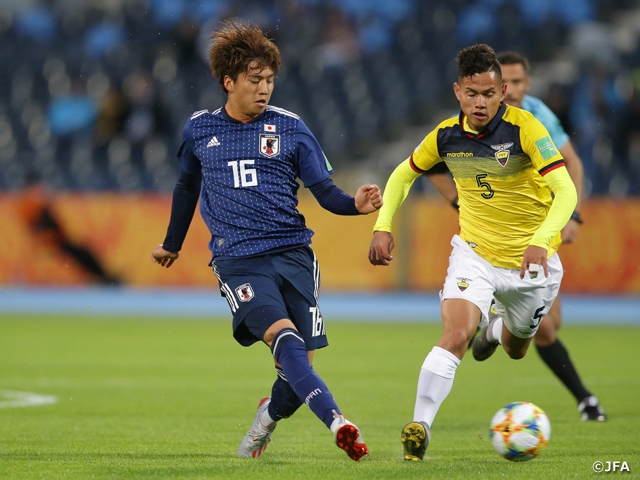U-20 Japan National Team starts off tournament with 1-1 draw against Ecuador at the FIFA U-20 World Cup Poland 2019