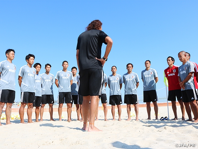 ビーチサッカー日本代表候補、明石での3日間の強化合宿を終える