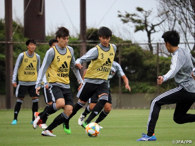 U-22 Japan National Team gets under way with their activities ahead of the Toulon International Tournament