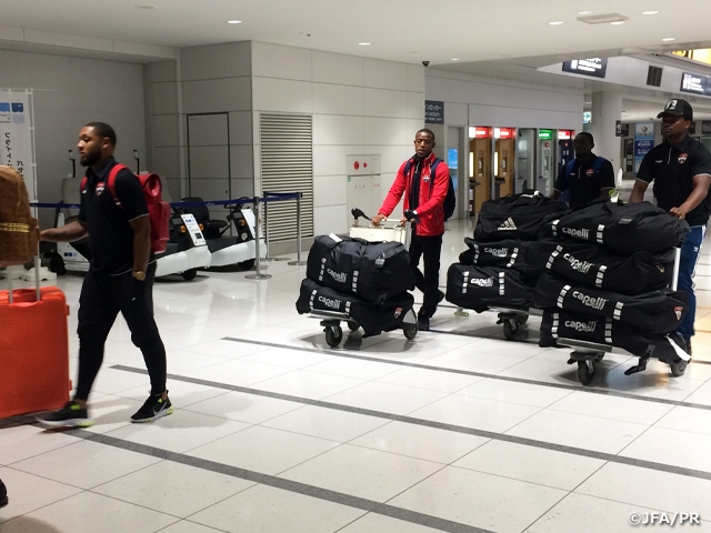 Trinidad and Tobago National Team arrives to Japan ahead of the KIRIN CHALLENGE CUP 2019 (6/5 @Toyota Stadium, Aichi)