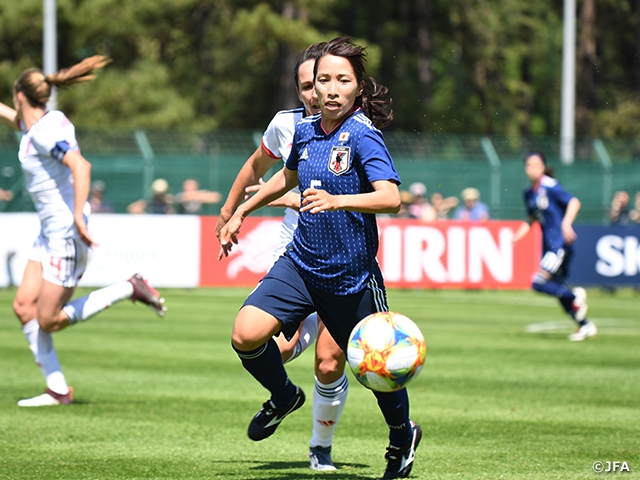Nadeshiko Japan draws 1-1 against Spain in final training match ahead of the FIFA Women's World Cup France 2019
