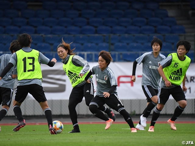 Nadeshiko Japan resumes training ahead of match against Argentina at the FIFA Women's World Cup France 2019