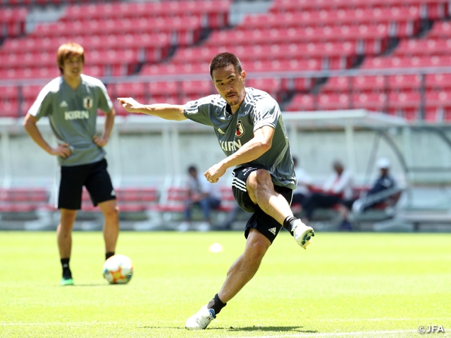 Samurai Blue 試合から一夜明けてエルサルバドル戦へ調整開始 キリンチャレンジカップ19 Jfa 公益財団法人日本サッカー協会