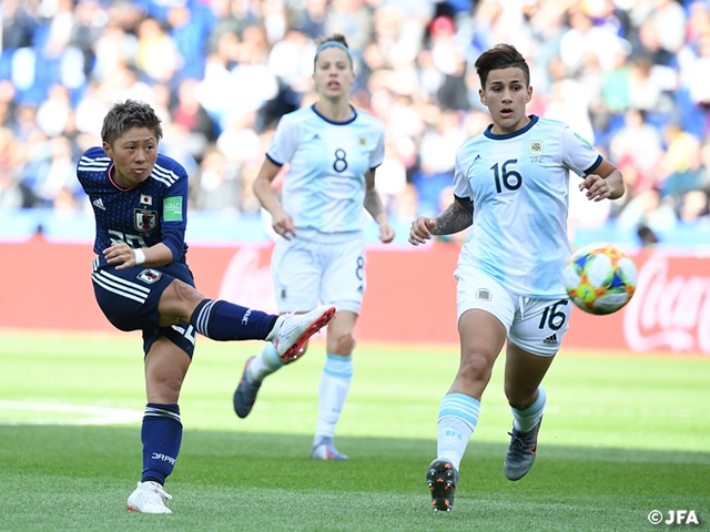 Nadeshiko Japan draws against Argentina in first match of the FIFA Women's World Cup France 2019