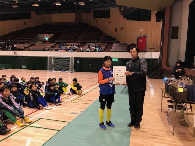 JFAレディース／ガールズサッカーフェスティバル in 新潟市体育館