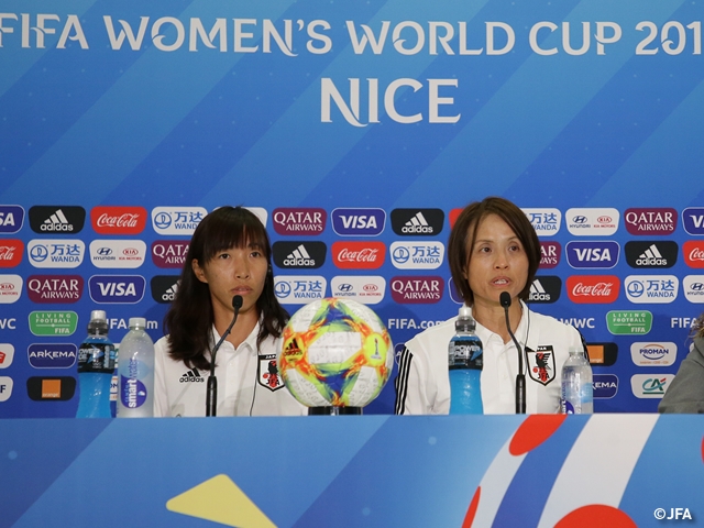 Nadeshiko Japan must “Stay on the same page and strive to win” against England at the FIFA Women's World Cup France 2019
