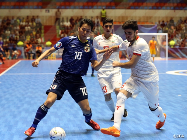 U-20 Japan Futsal National Team advances to tournament final after winning over Iran at the AFC U-20 Futsal Championship Iran 2019