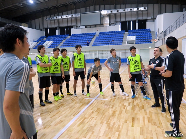 フットサル日本代表候補　AFCフットサル選手権2019東地区予選に向けて国内トレーニングキャンプを開始