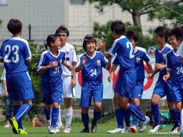 前回女王のJFAアカデミー福島が十文字中に勝利して準々決勝に駒を進める　JFA 第24回全日本U-15女子サッカー選手権大会