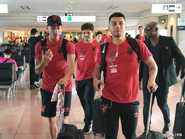 Athletico Paranaense arrives to Japan ahead of the J.League YBC Levain Cup / CONMEBOL SUDAMERICANA Championship Final 2019 Kanagawa