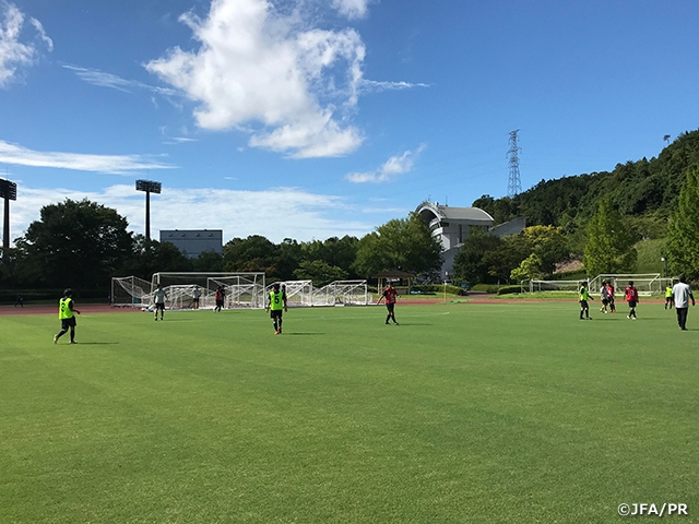 U-16日本女子代表　広島県でトレーニングキャンプをスタート