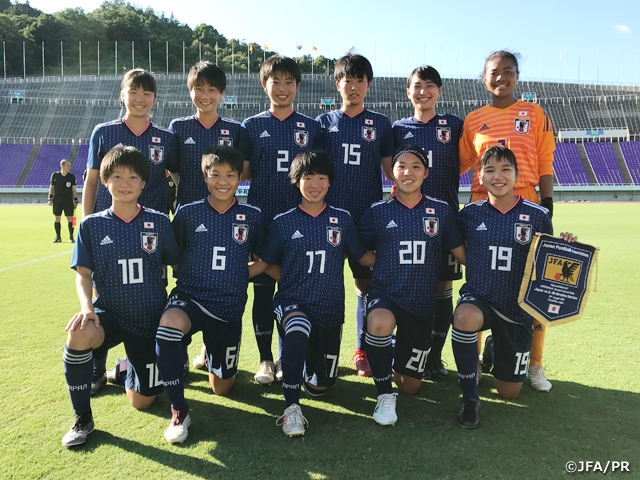 U-16日本女子代表　大会初戦でU-16広島県選抜に勝利