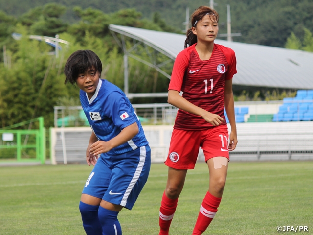 U-15日本女子選抜 敗戦から立ち直り香港相手に大勝 ～EAFF U-15 Girl's Football Festival 2019～