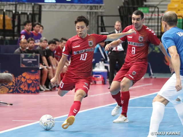 Nagoya Oceans wins back to back matches to clinch final round for second straight year at the AFC Futsal Club Championship Thailand 2019
