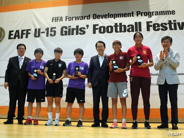 U-15日本女子選抜、グアムに22-0で勝利　大会MVPに榊原選手 ～EAFF U-15 Girl's Football Festival 2019～