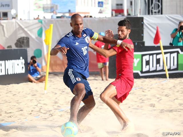 Japan Beach Soccer National Team loses to Portugal despite taking the lead twice - BSWW Mundialito Nazare 2019