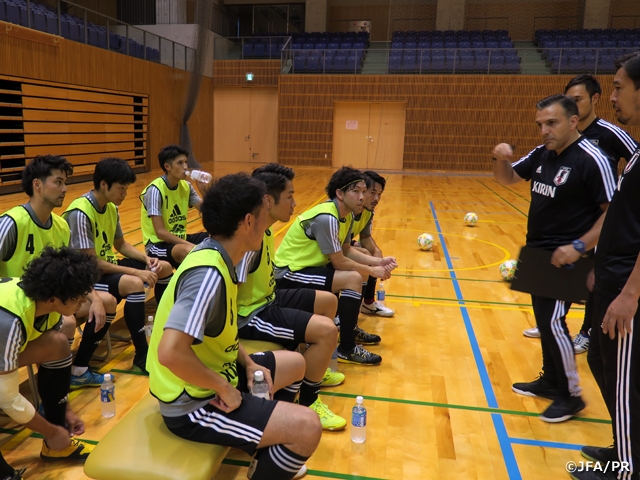 フットサル日本代表候補　刈谷市にて年内最後の国内トレーニングキャンプを始動
