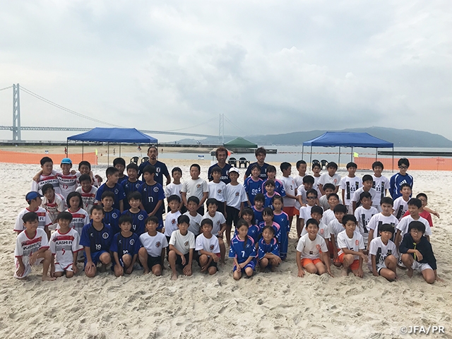 兵庫県明石市にてjfaビーチサッカー巡回クリニックを開催 Jfa 公益財団法人日本サッカー協会