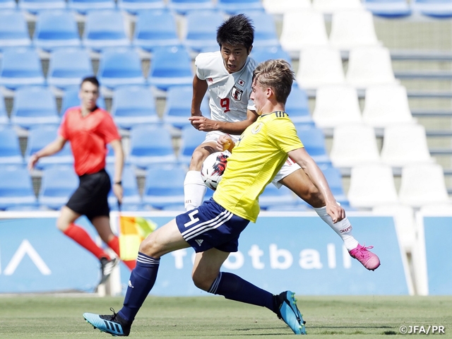 U-18 Japan National Team starts off Spain tour with a draw against Scotland