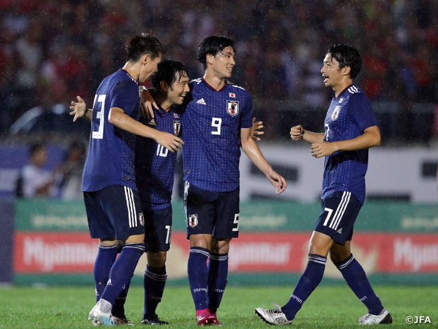 Nakajima and Minamino lifts SAMURAI BLUE past Myanmar 2-0 at the FIFA World Cup Qatar 2022 Asian Qualification Round 2