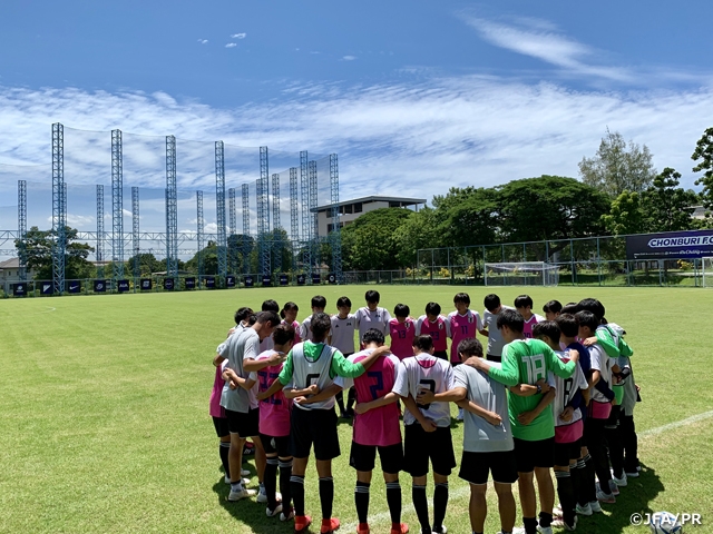 地元クラブチームとの練習試合に2-0で勝利～AFC U-16女子選手権タイ2019～