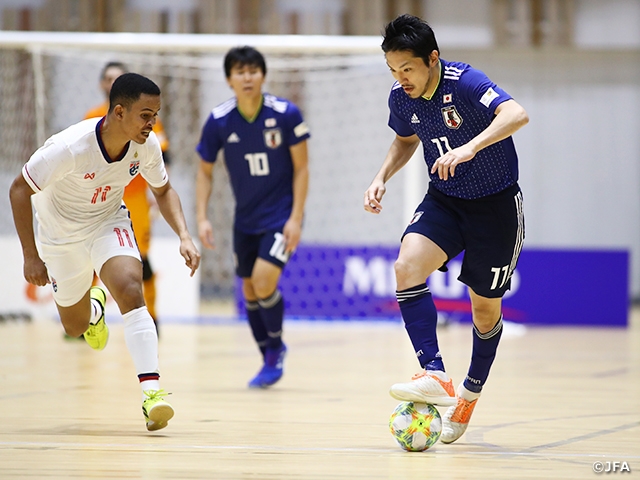 Japan Futsal National Team loses 1-2 in first international friendly match vs Thailand Futsal National Team