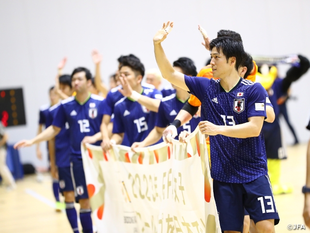 Japan Futsal National Team shows support for the Japanese Bid to host the FIFA Women’s World Cup