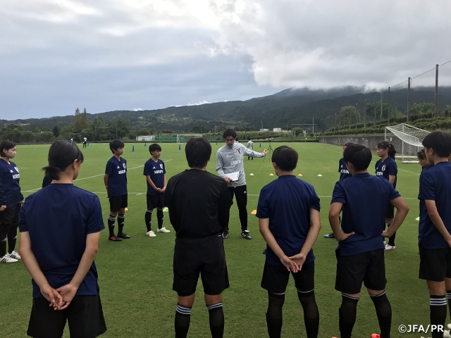U-17日本女子代表候補　静岡県内でトレーニングキャンプを開始