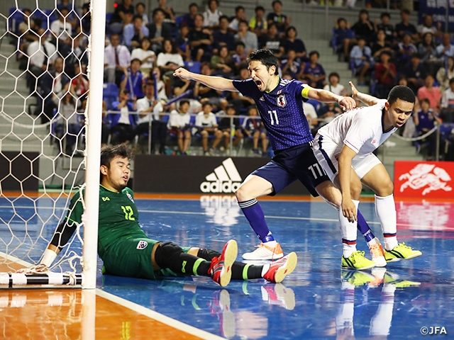 Japan Futsal National Team earns win in second international friendly match vs Thailand Futsal National Team