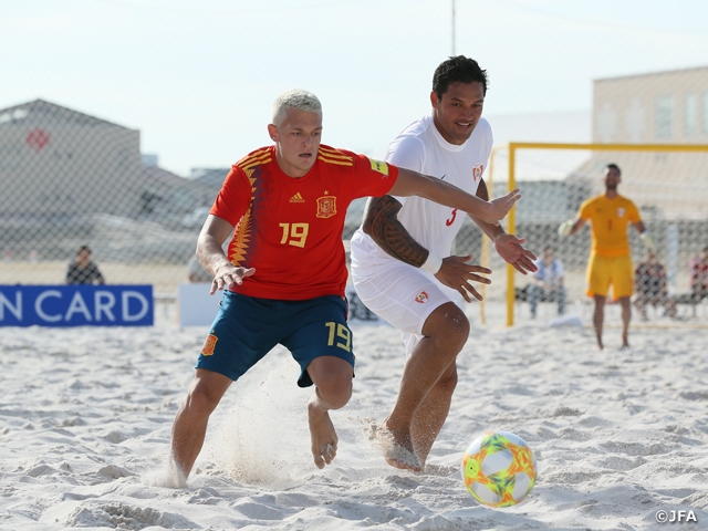 国内初のビーチサッカー国際親善大会が開幕！初戦はスペインが打ち合いを制する ～ビーチサッカー国際親善大会（9/27～29＠兵庫/明石市大蔵海岸公園）～