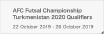 AFC Futsal Championship Turkmenistan 2020 Qualifiers