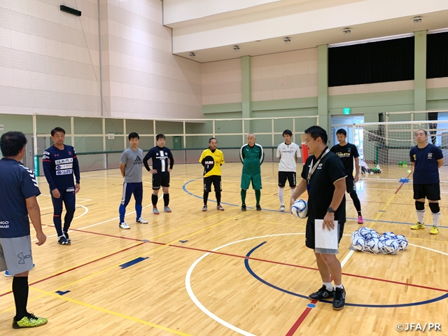 AFCフットサルGKコーチ養成講習会レベル1　2019を茨城県日立市で開催