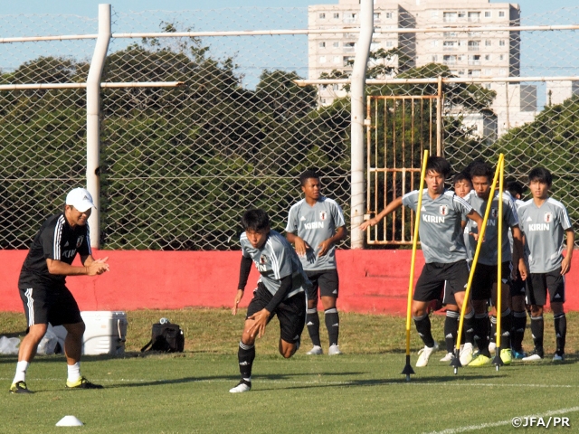 U-17日本代表、アメリカ戦に向けて最終調整 ～FIFA U-17ワールドカップブラジル2019