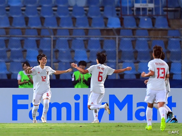 U-19日本女子代表、オーストラリアに大勝！FIFA U-20女子ワールドカップ2020出場を決める ～AFC U-19女子選手権タイ2019～