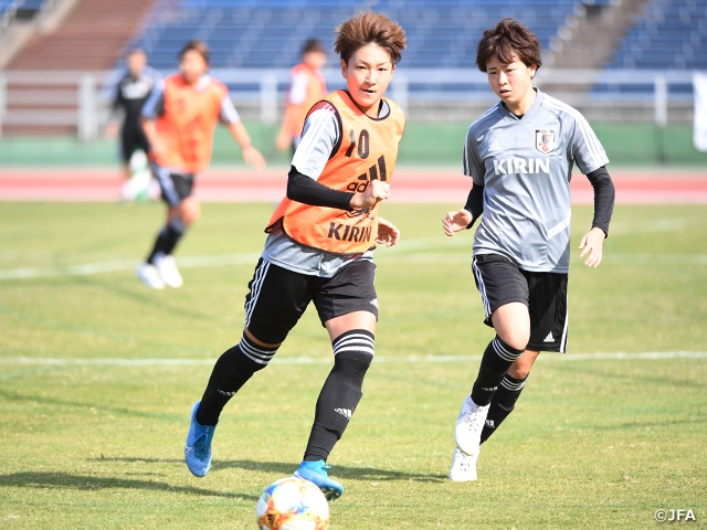 なでしこジャパン トレーニングもいよいよ大詰め Ms Adカップ19 南アフリカ女子代表戦 Jfa 公益財団法人日本サッカー協会