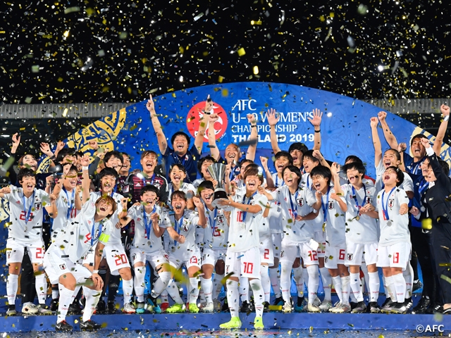 U-19日本女子代表、DPR Koreaに競り勝ち大会3連覇！ ～AFC U-19女子選手権タイ2019～